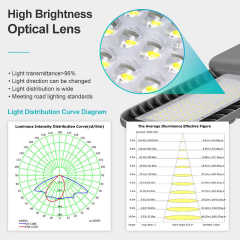 Solar Street Lamp IP65 Waterproof 30W 6000K Road Lighting Dark Grey LED Aluminum Split System