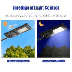 Solar Street Light High Brightness 3000LM IP65 Waterproof Outdoor All-in-One Engineering Project Lighting ROAD Application Gebosun