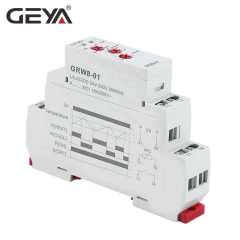 GEYA NEW GRW8-01 DIN Rail Temperature Control Relay AC/DC 24V-240V Wide Voltage Range Waterproof Sensor for Industrial Automation GEYA OEM ODM