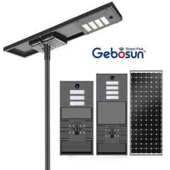 High Watt Aluminum Solar Roadway Lights Outdoor Solar Lamp IP65 Waterproof Solar Panel Street Light With Remote Control Gebosun