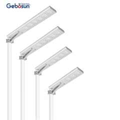 Solar Street Lamp High Lumens IP65 Waterproof Integrated All-in-One Solar Lighting for Roadway Illumination Gebosun