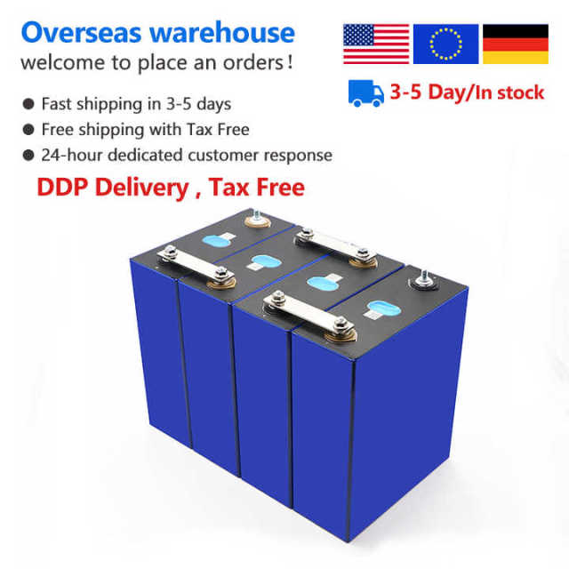 EU Stock 6000 Cycling LF280K 3.2V LiFePo4 280Ah Battery Cell for Solar Storage Systems and Electric Vehicles E VE