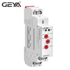 GEYA NEW GRW8-01 DIN Rail Temperature Control Relay AC/DC 24V-240V Wide Voltage Range Waterproof Sensor for Industrial Automation GEYA OEM ODM