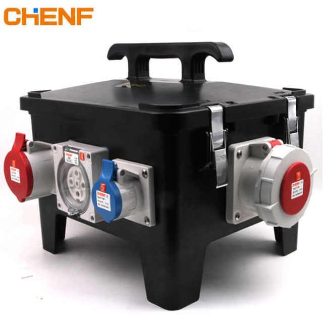 Outdoor IP65 Portable Power Distribution Board Box ABS Waterproof Material for Outdoor Power Equipment CHENF
