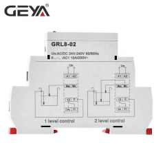 Water Pump Timer GRL8-01 Liquid Level Control System Automatic Relay for AC/DC 24V-240V Applications GEYA