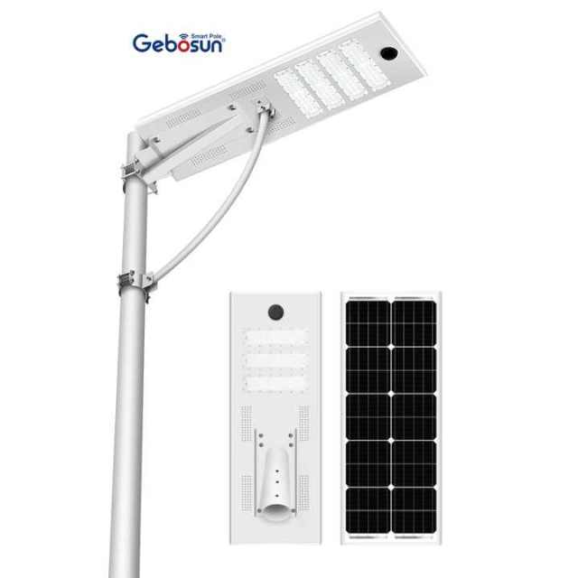 LED Integrated Solar Street Light Low Temperature Resistant -40°C~60°C IP65 Waterproof 40W-100W for Roadway Lighting Gebosun