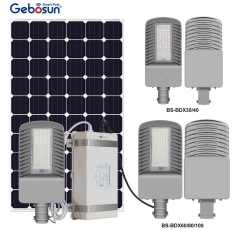 Solar Street Lamp IP65 Waterproof 30W 6000K Road Lighting Dark Grey LED Aluminum Split System