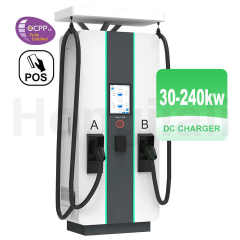 DC EV Fast Charging Station 30kW-120kW CCS2 Chademo GB/T 380VAC 250A Outdoor Commercial Public Use Hongjiali