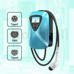 Electric Vehicle Fast Charger 32A 7kW Type 2 Portable EV Charger Super Fast Charging Station for Home Use Hongjiali