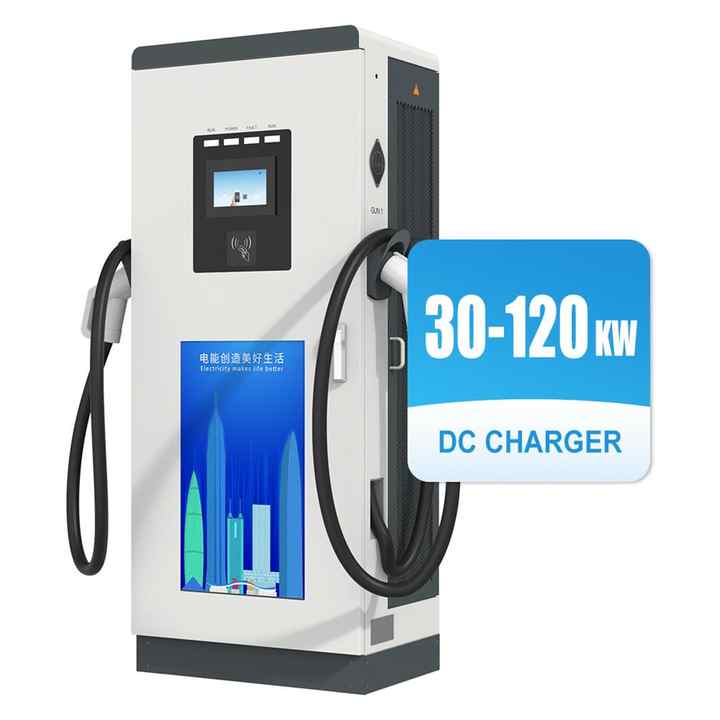 Floor Mounted CCS2 DC EV Charger Station 40kW-120kW Dual Guns for Fast Charging 20kW Module Inside Hongjiali