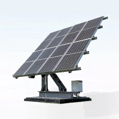 Solar Tracking System 12Kw Dual Axis Wind Load 37~60m/s for 1.6KN/M2 Snow Load Tianjin China