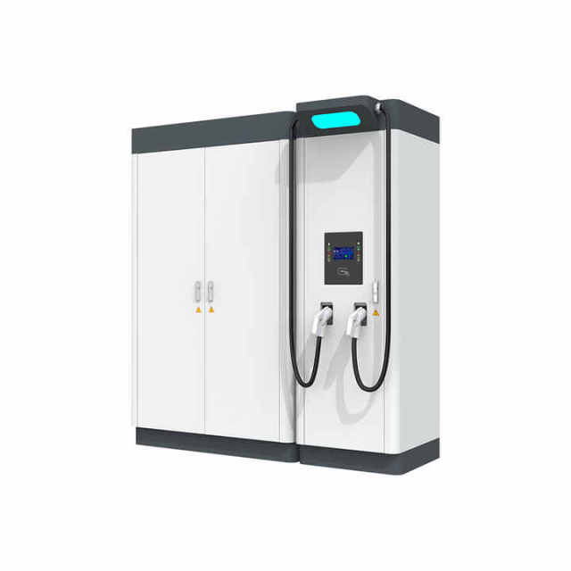 Solar Powered DC EV Charging Station 240kW Fast Charger for Commercial Energy Storage CCS2 GB/T CHAdeMO Guangdong China Hongjiali