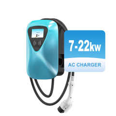 Wallmounted EV Charger Station Type 2 240V 7kW 32A 11kW 22kW TUV Certified EU Standard with App Remote Control Wholesale Hongjiali