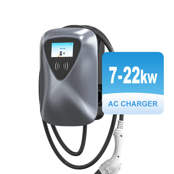 Adjustable GB/T 32A Type 2 EVSE EV Wallbox Charger 7.2kW 11kW 22kW AC Electric Vehicle Charging Station Hongjiali