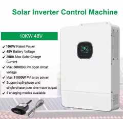 Off Grid Split Phase Inverter 120v 240v 5kw 6kw 24v 48v Solar Inverter Hybrid with 160a Mppt Charge Controller High Efficiency 98% 120/240VAC Output for Off-Grid Solar System ZLPOWER