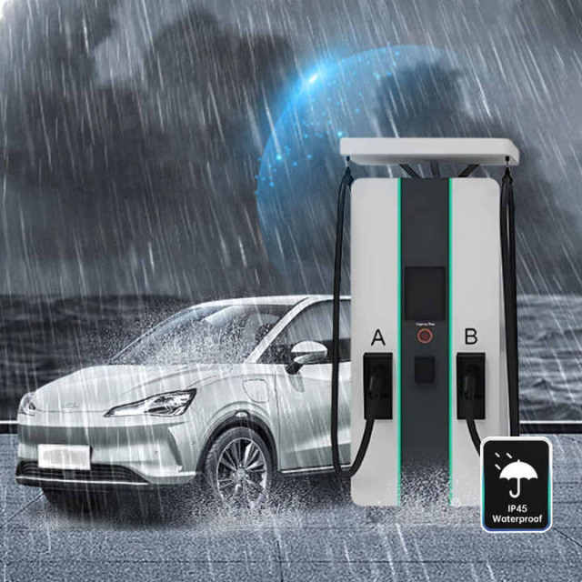 DC EV Fast Charging Station 30kW-120kW CCS2 Chademo GB/T 380VAC 250A Outdoor Commercial Public Use Hongjiali