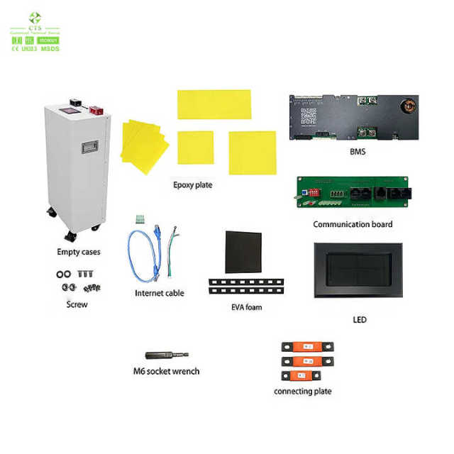 EU Stock Lifepo4 Battery Boxes 51.2V 48V 14kWh 15kWh DIY Metal Case Home Energy Storage System CTS