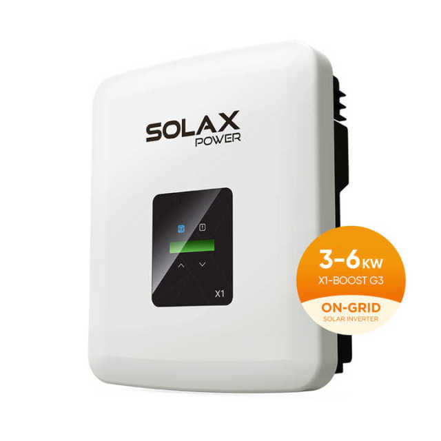 Solax X1 On Grid Hybrid Inverter 3Kw 5Kw 6Kw 10Kw Inverter Solare Ibrido Single Phase 96.5% Efficiency 70-580V Input Voltage 220/230/240 Output Voltage On-Grid Solar System