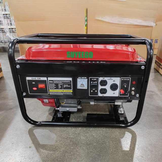 Portable Hand Start Petrol Power Station 3kW 5kW 8kW 10kW Diesel Gasoline Generator for Outdoor Emergency Backup SUYEEGO