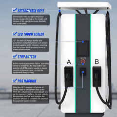 DC EV Fast Charging Station 30kW-120kW CCS2 Chademo GB/T 380VAC 250A Outdoor Commercial Public Use Hongjiali