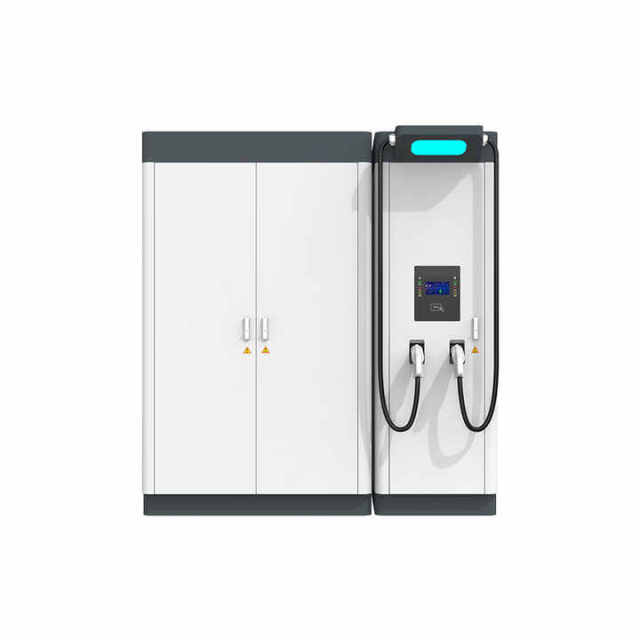 Solar Powered DC EV Charging Station 240kW Fast Charger for Commercial Energy Storage CCS2 GB/T CHAdeMO Guangdong China Hongjiali