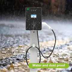 Hongjiali 400V 3 Phase 32A Type 2 Wallbox AC Charging Station with Leakage Protection for Electric Vehicles 22kW