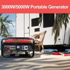 Portable Hand Start Petrol Power Station 3kW 5kW 8kW 10kW Diesel Gasoline Generator for Outdoor Emergency Backup SUYEEGO