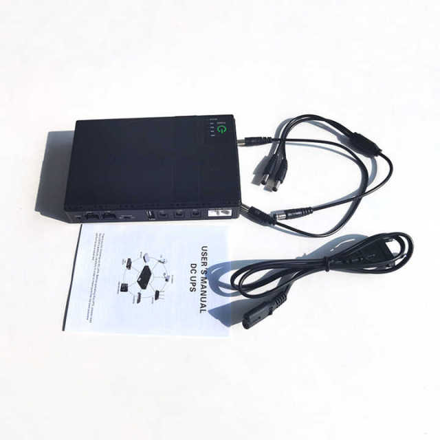 Mini UPS Power Bank for Router 8800mAh-10400mAh 5V/9V/12V/15V/24V DC Uninterrupted Power Supply Networking Backup Sichuan China Sourced