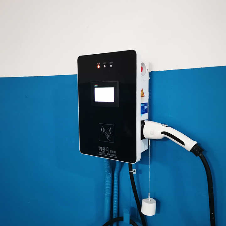 Hongjiali OCPP Public Commercial GBT Type2 7kW 11kW 22kW Electric Vehicle Charging Station with App Control and Payment System for Fast AC Charging hongjiali