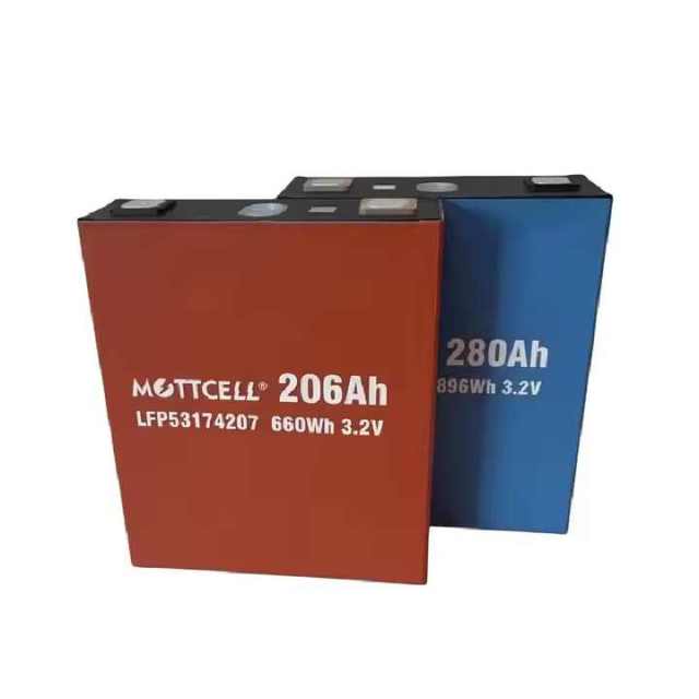 Lithium Iron Phosphate Battery 3.2V 100Ah 206Ah 280Ah Deep Cycle Rechargeable for Solar Energy Storage Systems Electric Vehicles Marine Applications Mottcell