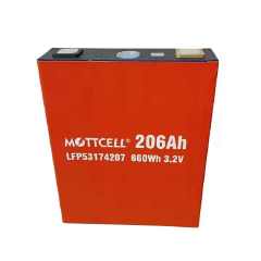 Custom Lithium Iron Phosphate Battery 3.2V 100Ah 206Ah 280Ah for Household Energy Storage Solar Power Systems Mottcell