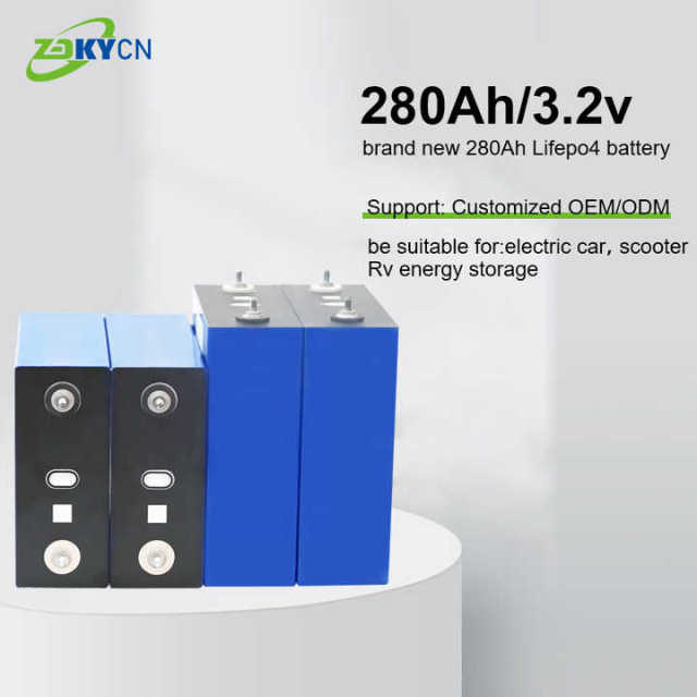 LiFePO4 Battery Cell 3.2V 280Ah High-Cycle Life Energy Storage System for Solar Power Applications Hithium
