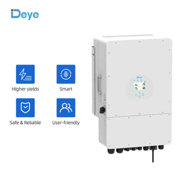 Deye High Efficiency Three Phase Solar Hybrid Inverter SUN-5k/6k/8k-SG01HP3-EU-AM2 Solar Inverter EU Stock