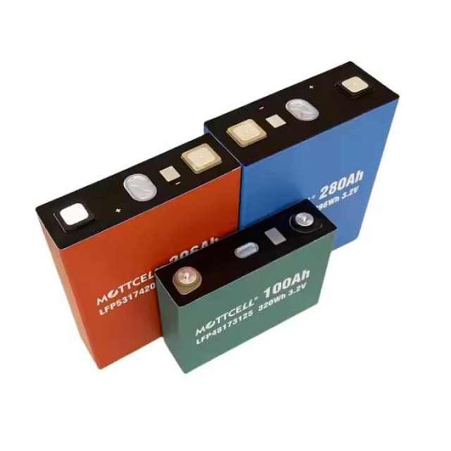 LiFePO4 Battery 3.2V 100Ah 206Ah 280Ah Custom High-Capacity Deep Cycle Energy Storage for Electric Vehicles Solar Power Systems Mottcell