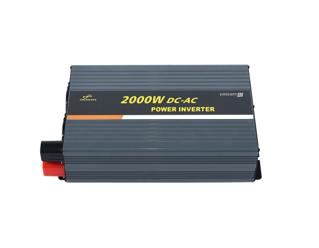 2000W Pure Sine Wave Inverter 12V/24V 100-240VAC 4000W Surge Power with USB Port for Inductive Load & Sensitive Devices