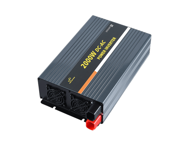 2000W Pure Sine Wave Inverter 12V/24V 100-240VAC 4000W Surge Power with USB Port for Inductive Load & Sensitive Devices