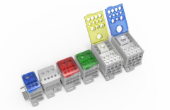 High Current Branch Terminal 80A-400A 690V High-Strength Copper Alloy Terminal Block for Cable Branch Connections in Energy Storage Systems