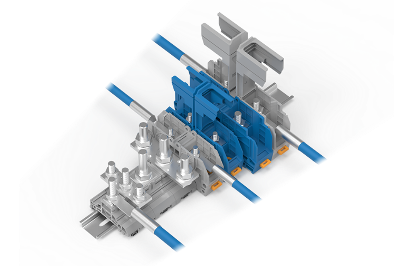 Bolt Connection High-Reliability Terminal Blocks for Secure Electrical Wiring in Energy Storage Systems