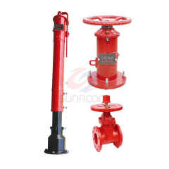 Water Shutoff Post Manual Fire-Fighting System Wall Firefighting Equipment Accessory Easy Installation Ductile Iron Body OEM Customizable Sunroom/Shuanglong