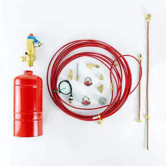 FM200/CO2 Fire Tube Suppression System High Quality China Factory Direct High Efficiency Easy to Use Fire Extinguisher for Industrial Safety Reliable