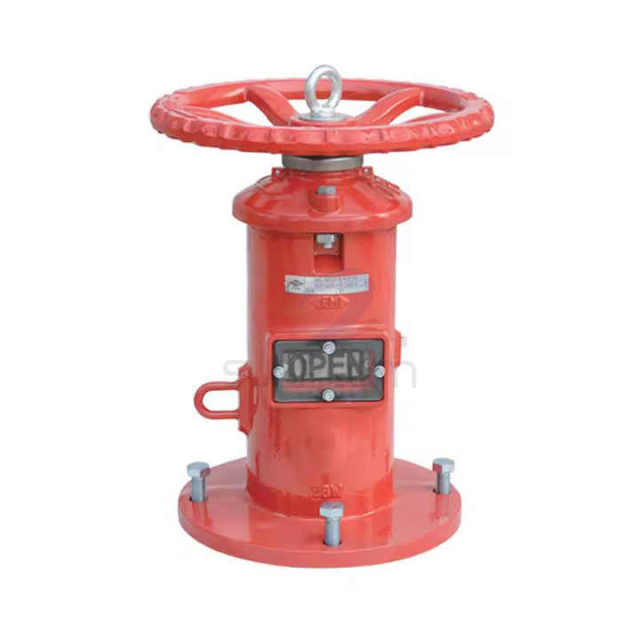 Water Shutoff Post Manual Fire-Fighting System Wall Firefighting Equipment Accessory Easy Installation Ductile Iron Body OEM Customizable Sunroom/Shuanglong