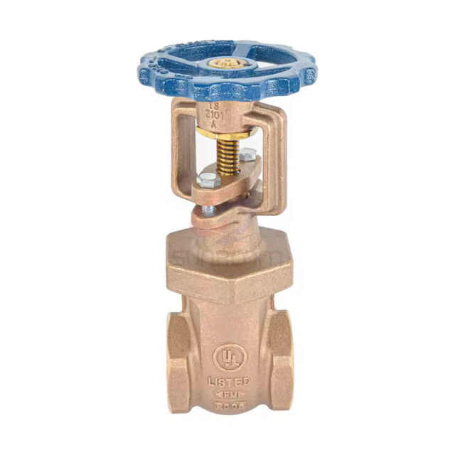 UL 262 Approved Female Thread High-Pressure Bronze OS&Y Gate Valve 1/2''-2'' Firefighting Application Sunroom/Shuanglong