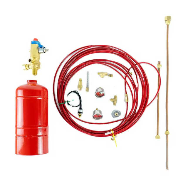 FM200/CO2 Fire Tube Suppression System High Quality China Factory Direct High Efficiency Easy to Use Fire Extinguisher for Industrial Safety Reliable