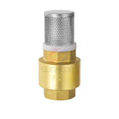 Brass Foot Valve Strainer Thread Connection Firefighting Equipment Accessory with SS Brass Screen China Factory Direct Sales