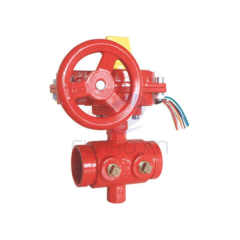 Cast Steel British Lug Butterfly Valve Gear Actuator for Firefighting Systems Sunroom/Shuanglong