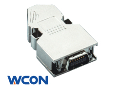 SCSI Connector 1.27mm Pitch 14 Position Metal Shell for Battery Energy Storage Systems Wcon