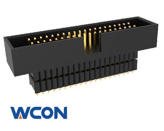 Box Header Connector 1.27*2.54mm Pitch 5.90mm Height Vertical Through Hole for Battery & Energy Storage Systems