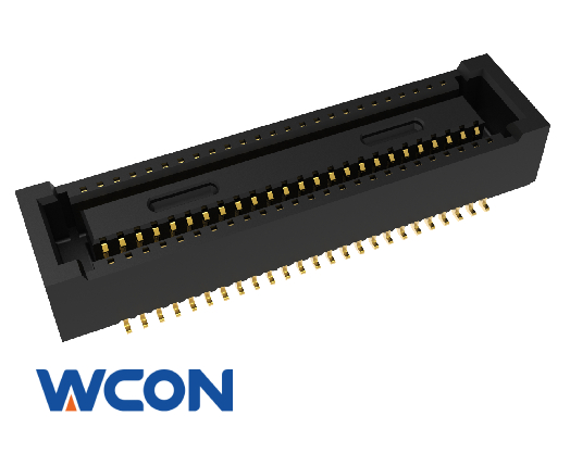 Board To Board Connector Socket Vertical Surface Mount Dual Row 2.40mm Height Gold Plating With Post Black for Energy Storage and Battery Systems