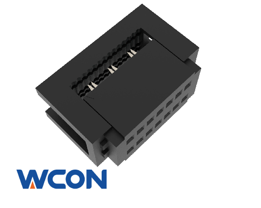 1.27mm Pitch IDC Connector Socket Double Row Two-piece Gold or Tin over Nickel for Energy Storage and Battery Systems