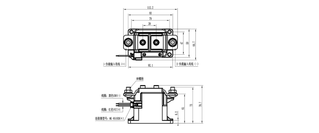 High Voltage DC Relay 3.8W ZXEV061-400A 24V Ceramic Sealed Explosion-Proof for EV Charging and Energy Storage Systems